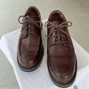 Cole Haan Split Toe Brown Leather Oxford Lace Up Dress Shoes Size 11 1/2 M